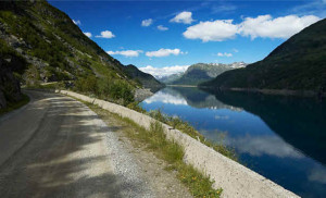 Valldalsvannet frå dammen